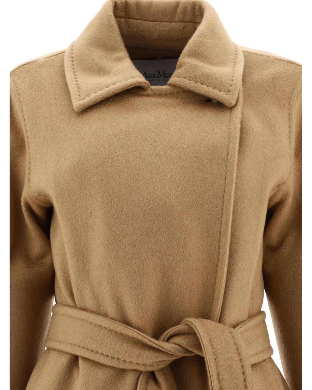 Max Mara Natural Manuela Icon Belted Coat