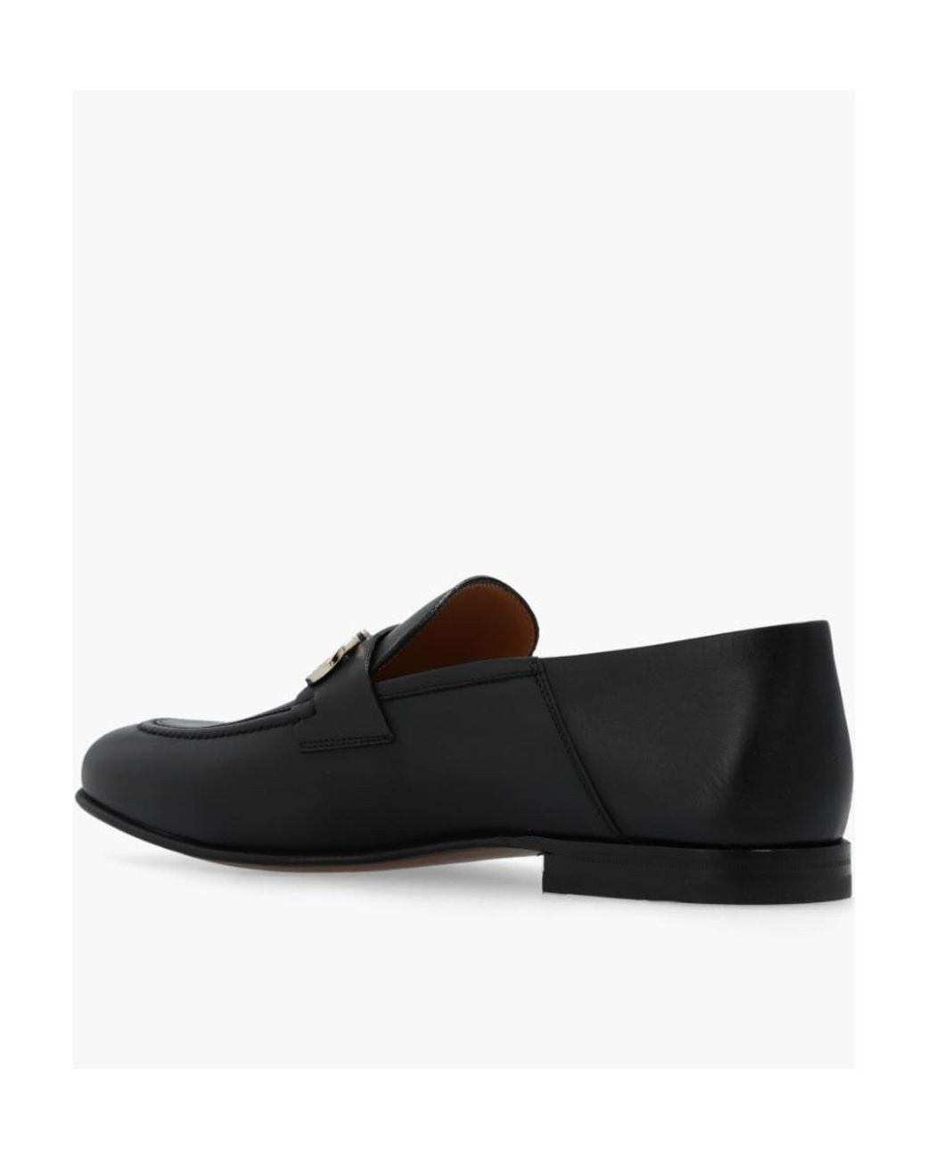 Ferragamo Black Ferragamo Gancini Loafers for men