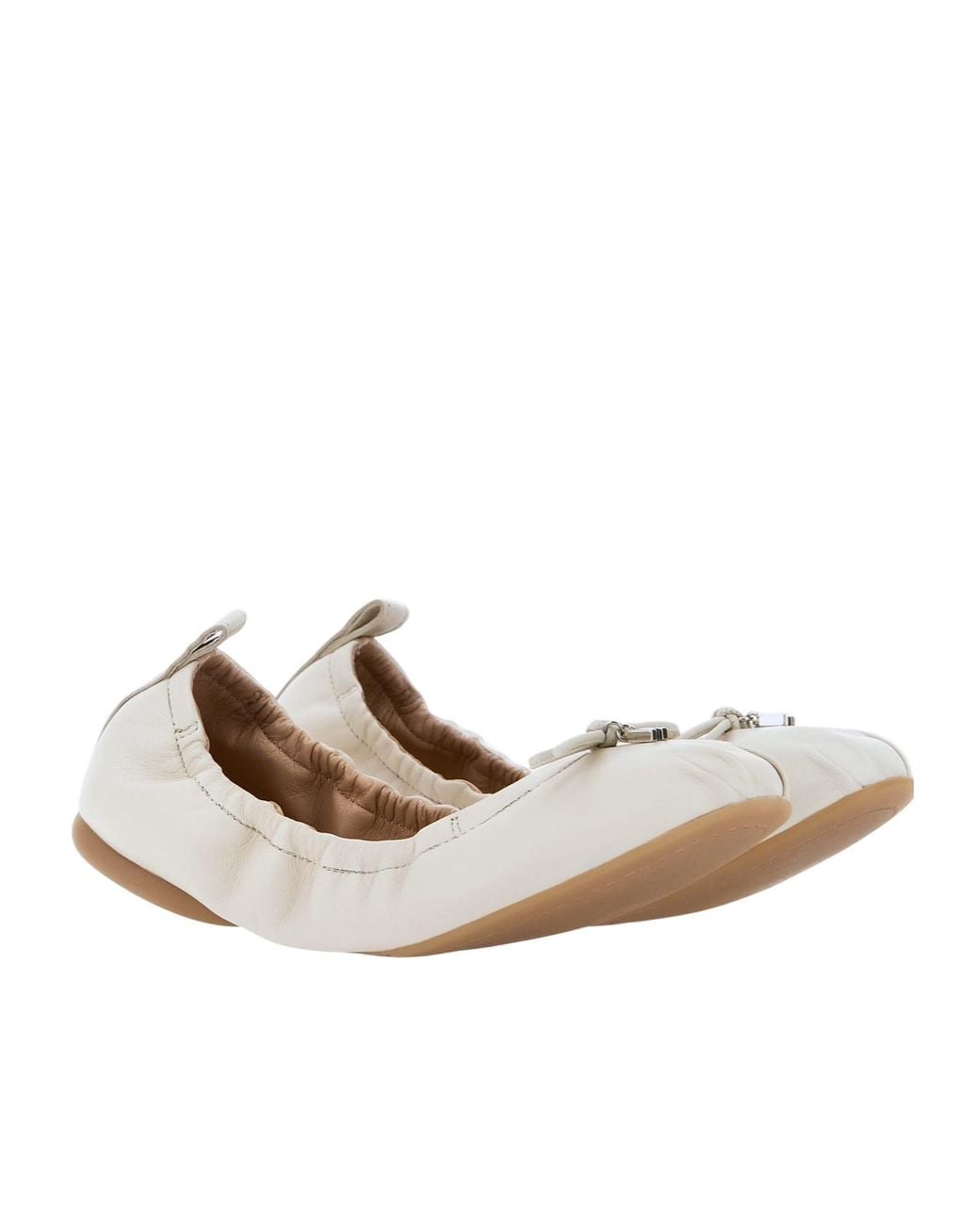 Hogan White H684 Ballerinas