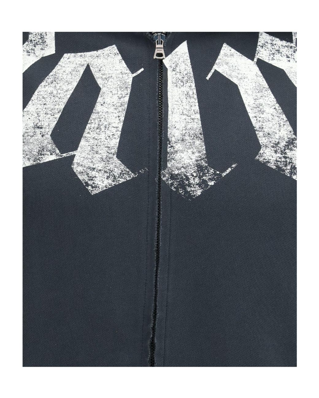 Palm Angels Blue Zip-Up Hoodie for men