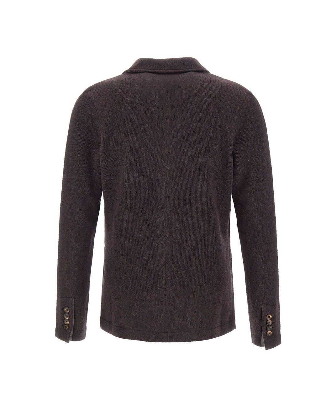 Eleventy Blue Patch Pocket Knit Blazer for men