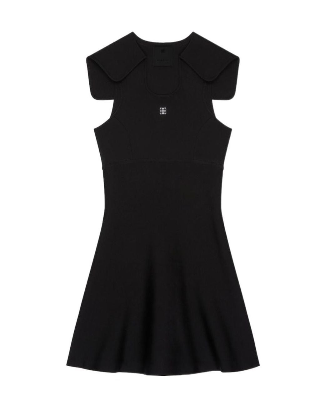 Givenchy Black Sailor-Collar Dress