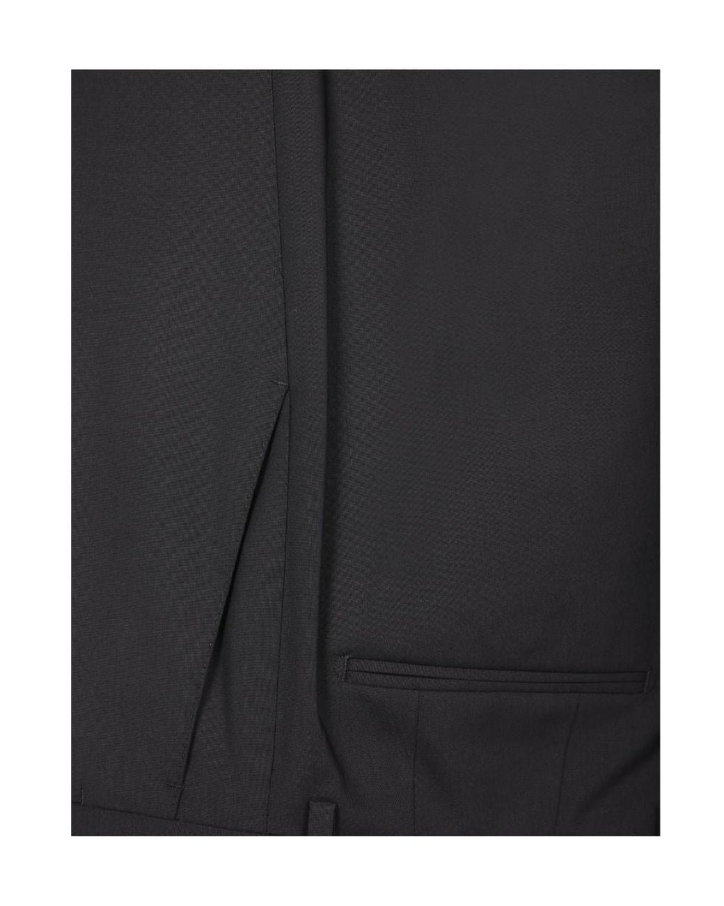 Lardini Black Long-Sleeved Suit And Trousers Set for men