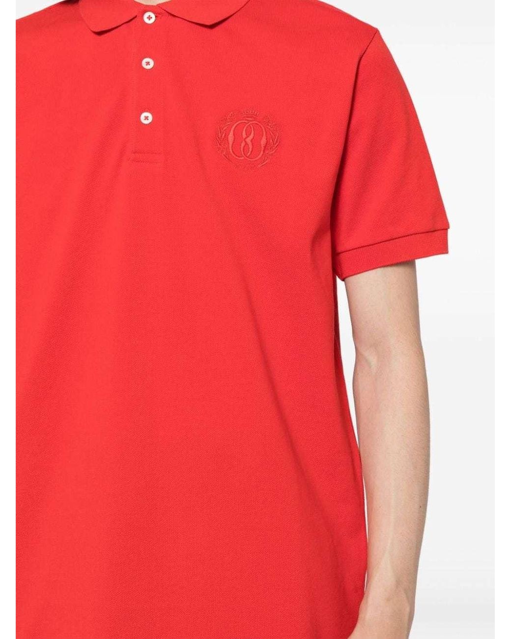 Bally Logo-Embroidered Organic Cotton Polo Shirt for men