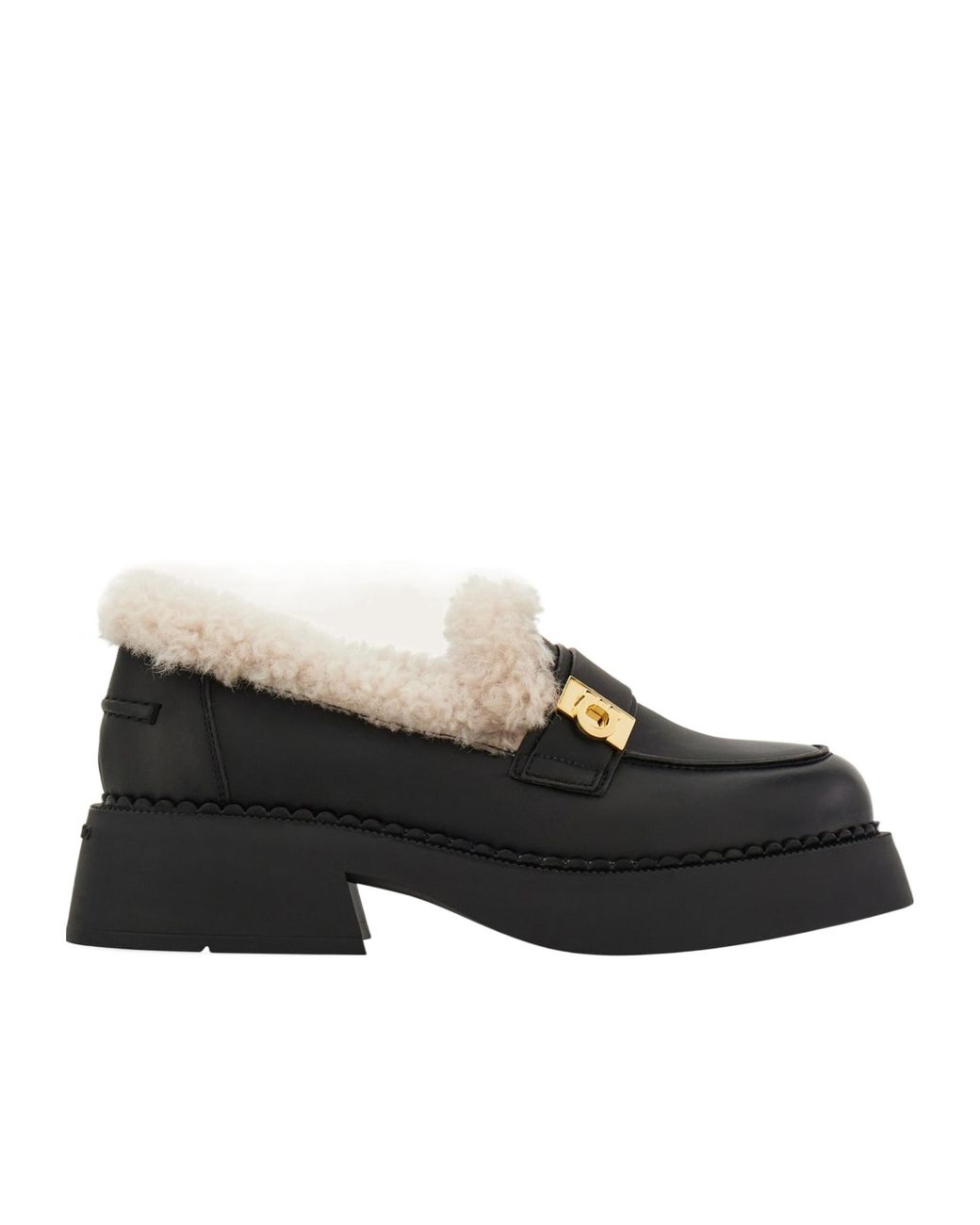 Ferragamo Black Ferragamo Hug Buckle Detailed Loafers