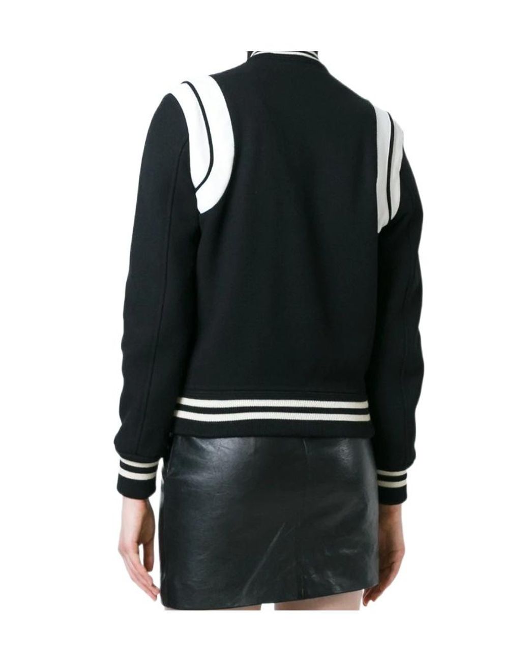 Saint Laurent Black Bomber Jackets