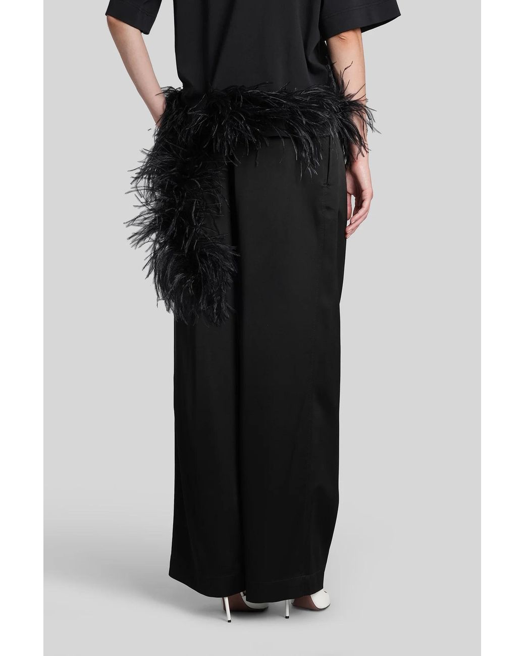 DARKPARK Black Danielle Wide-Leg Pants