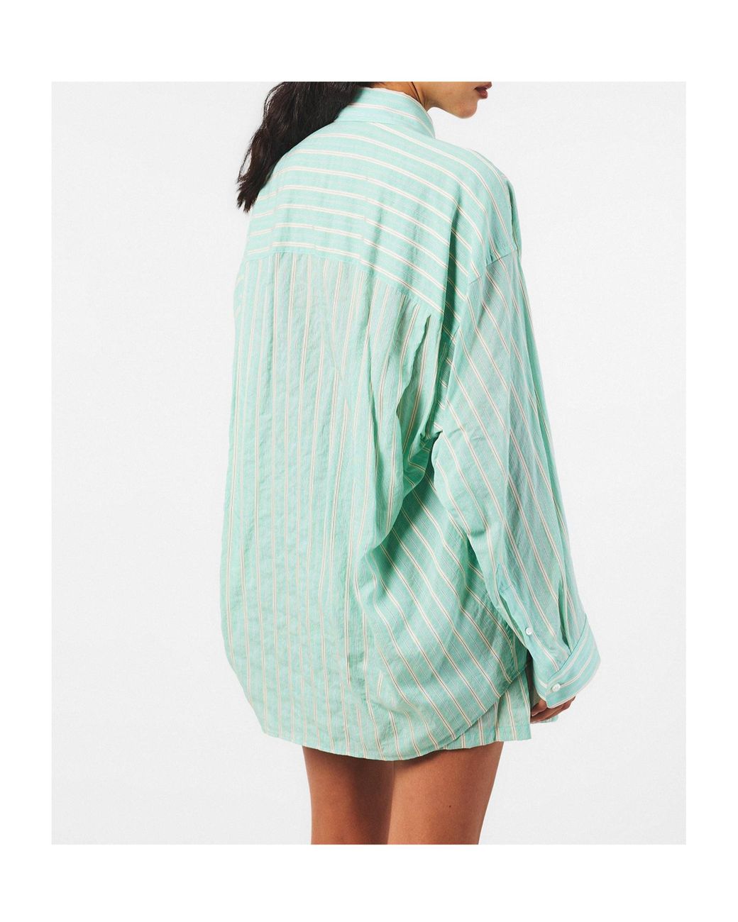 Balenciaga Blue Classic Striped Shirt