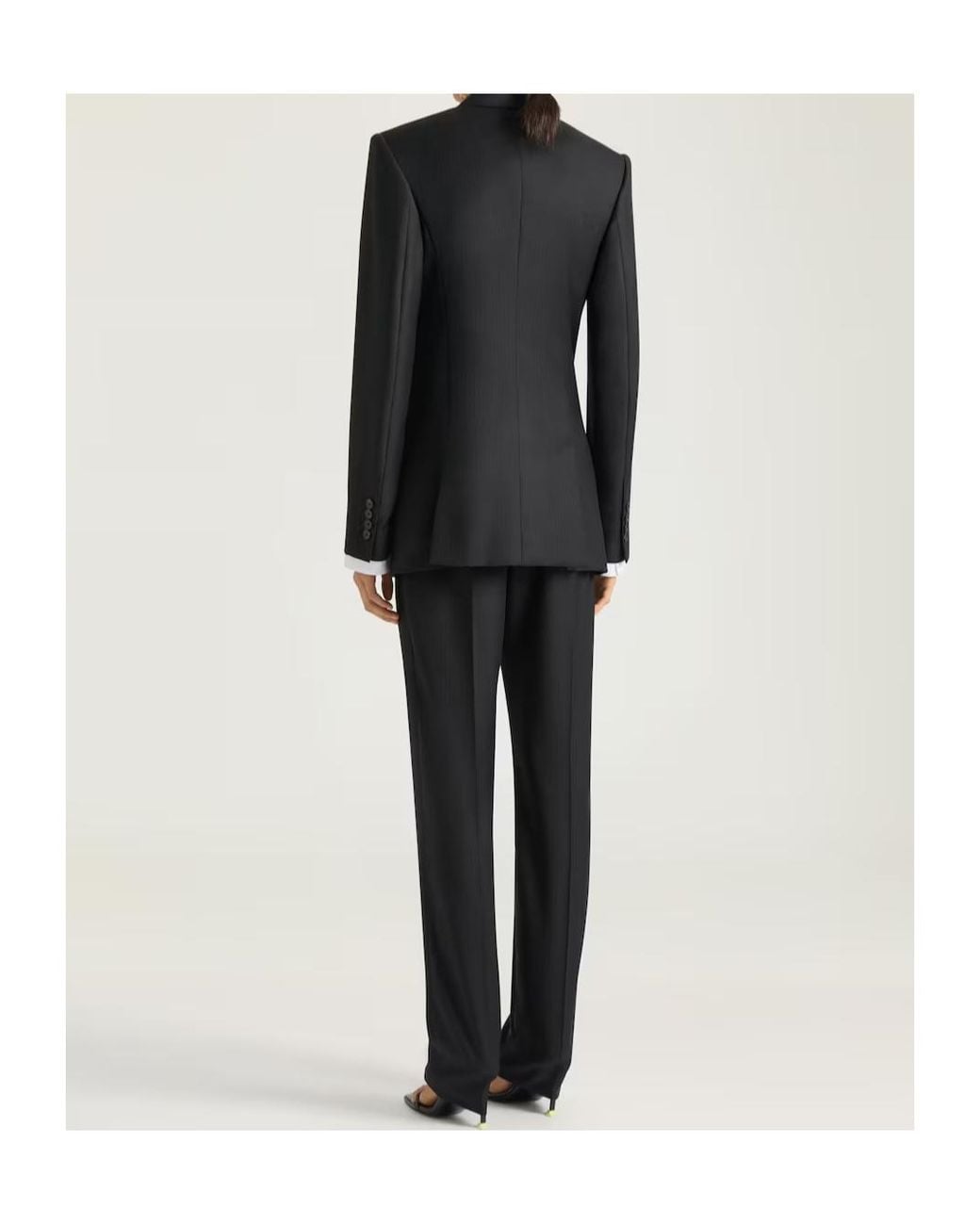 Givenchy Black Striped Skinny Pants