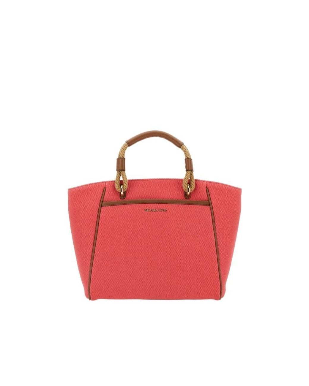 Michael Kors Red Michael Talia Top Handle Bag