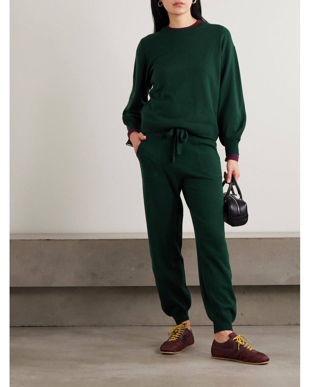 Eres Green Blended Knit Sweater