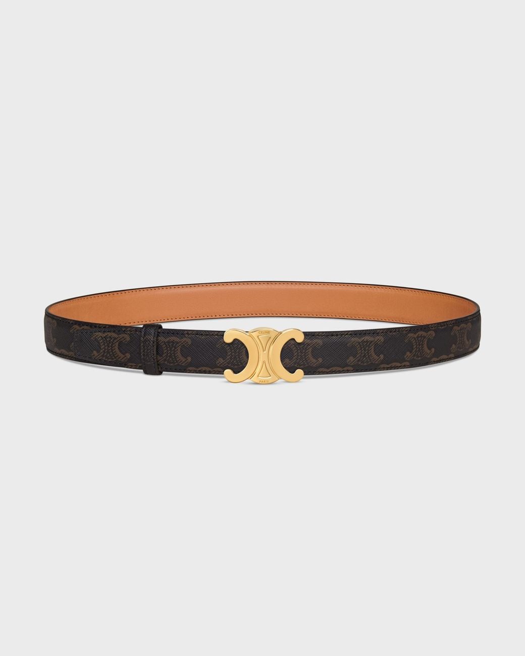 Céline Multicolor Triomphe Buckle 25 Mm Reversible Belt