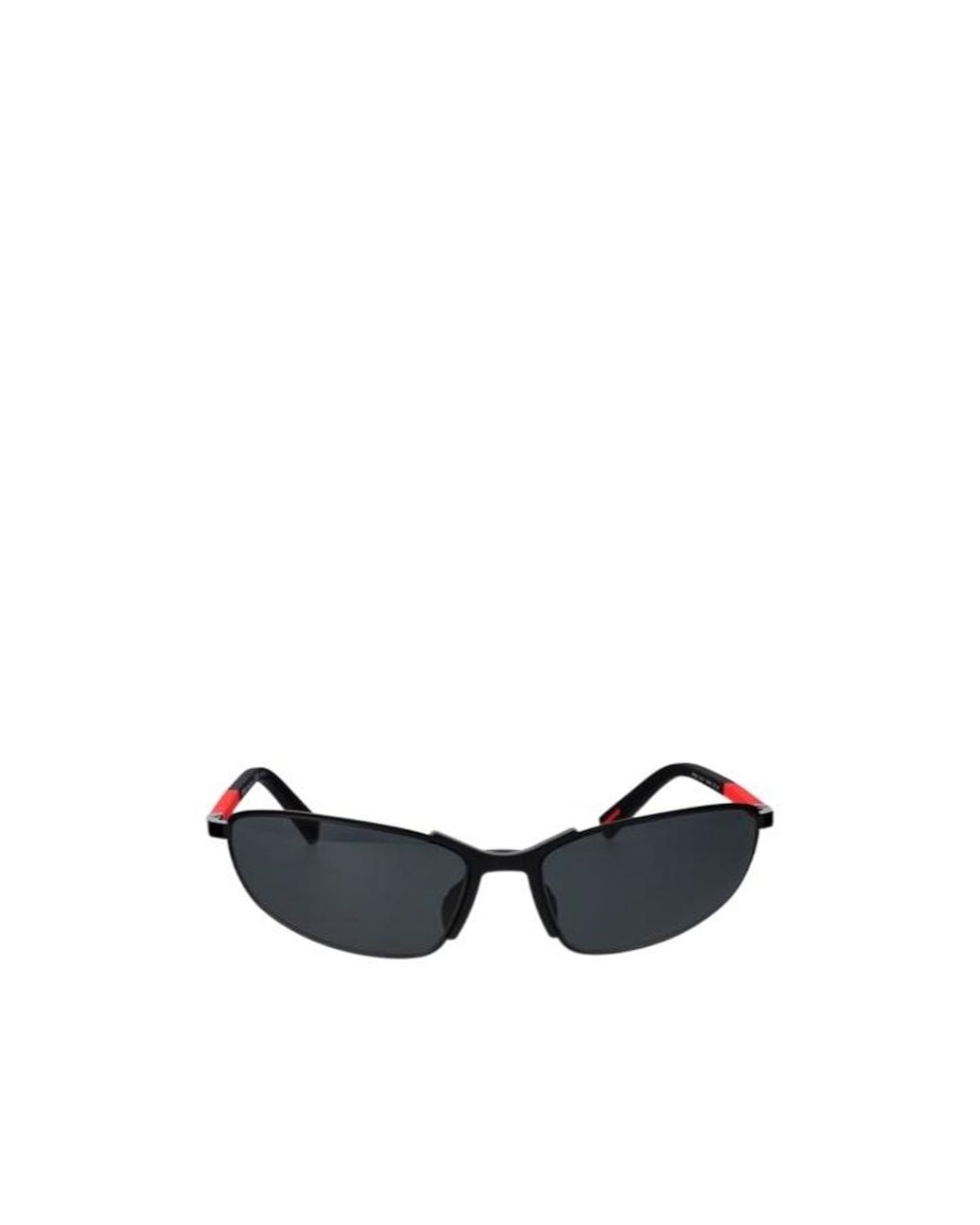 Prada Linea Rossa White Prada Eyewear Cat-Eye Sunglasses for men