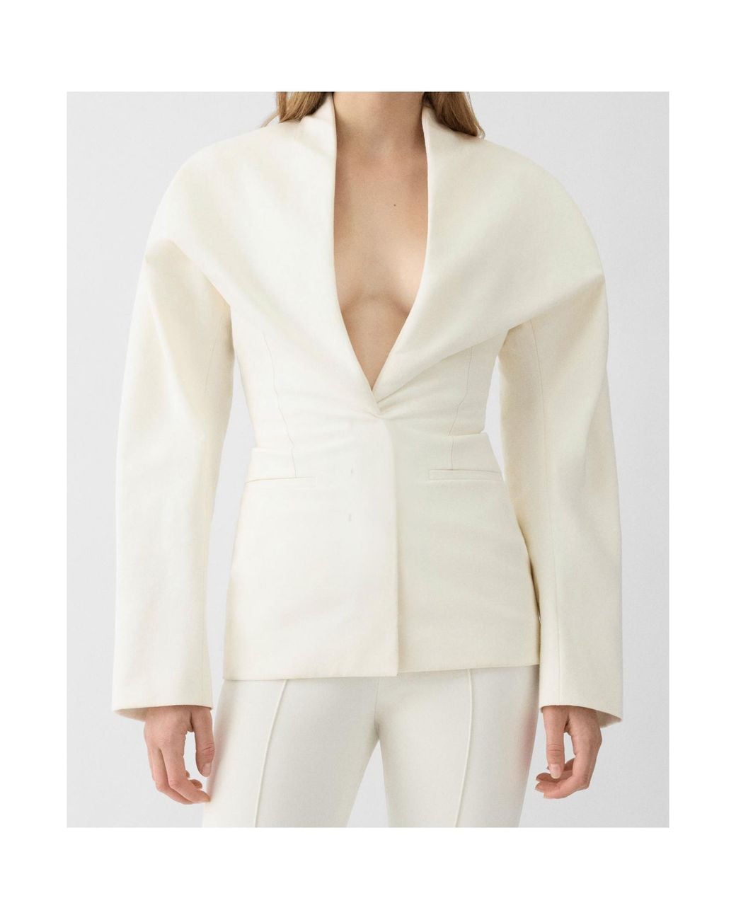 Jacquemus Natural Le Paysan Straight Hem Jacket
