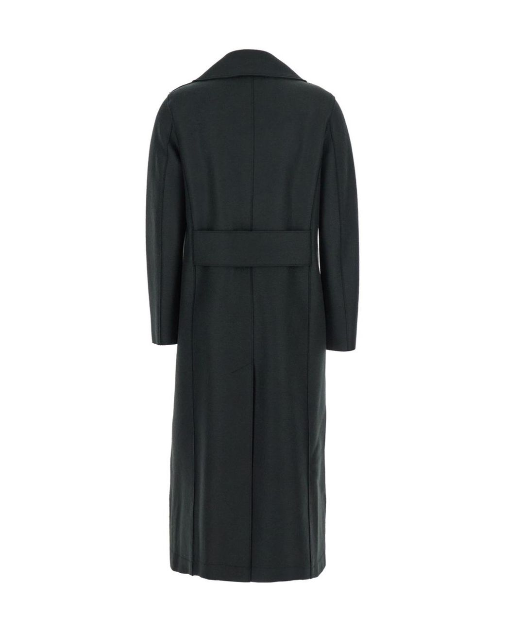 Harris Wharf London Black Double-Breasted Coat