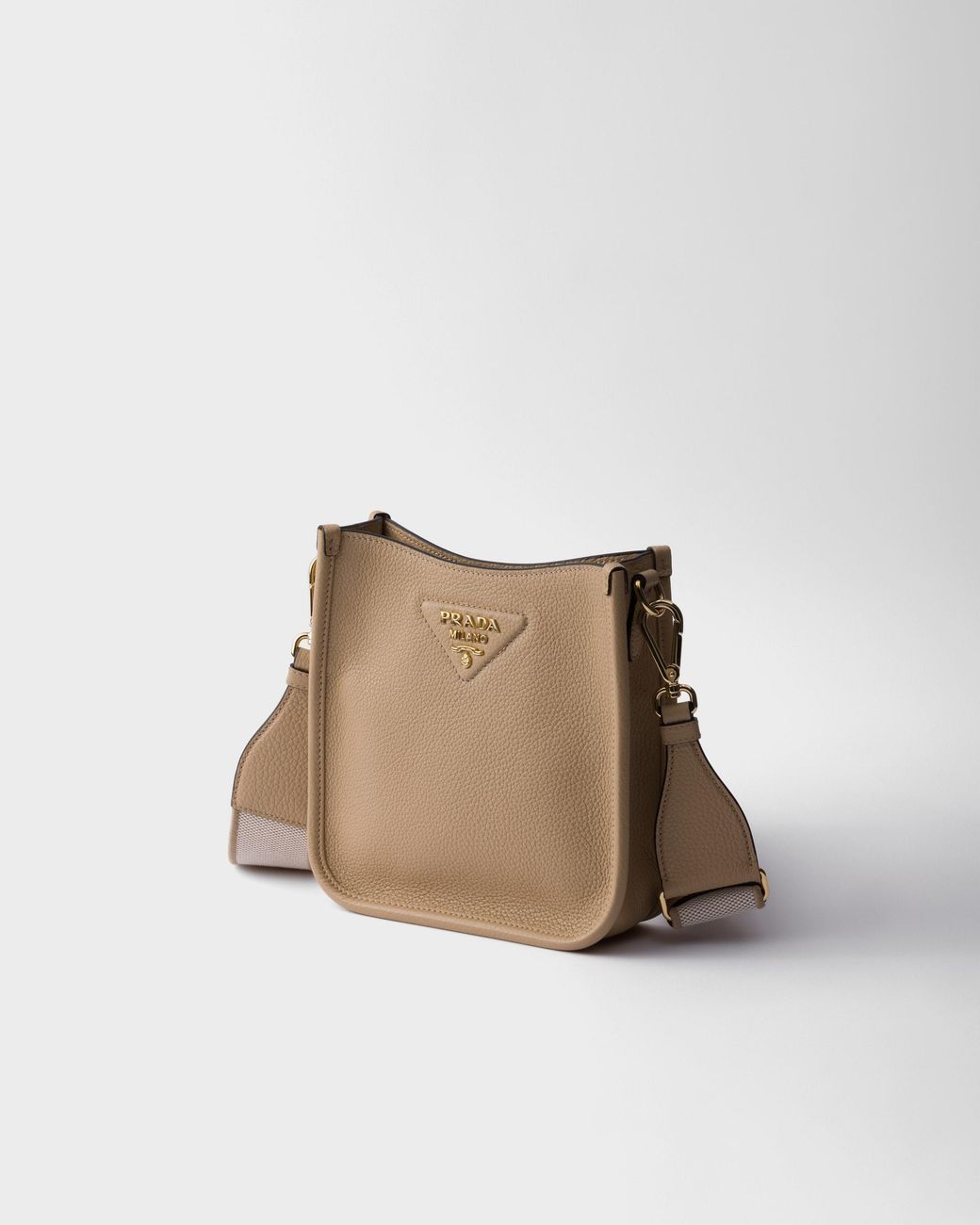 Prada Natural Mini Leather Shoulder Bag