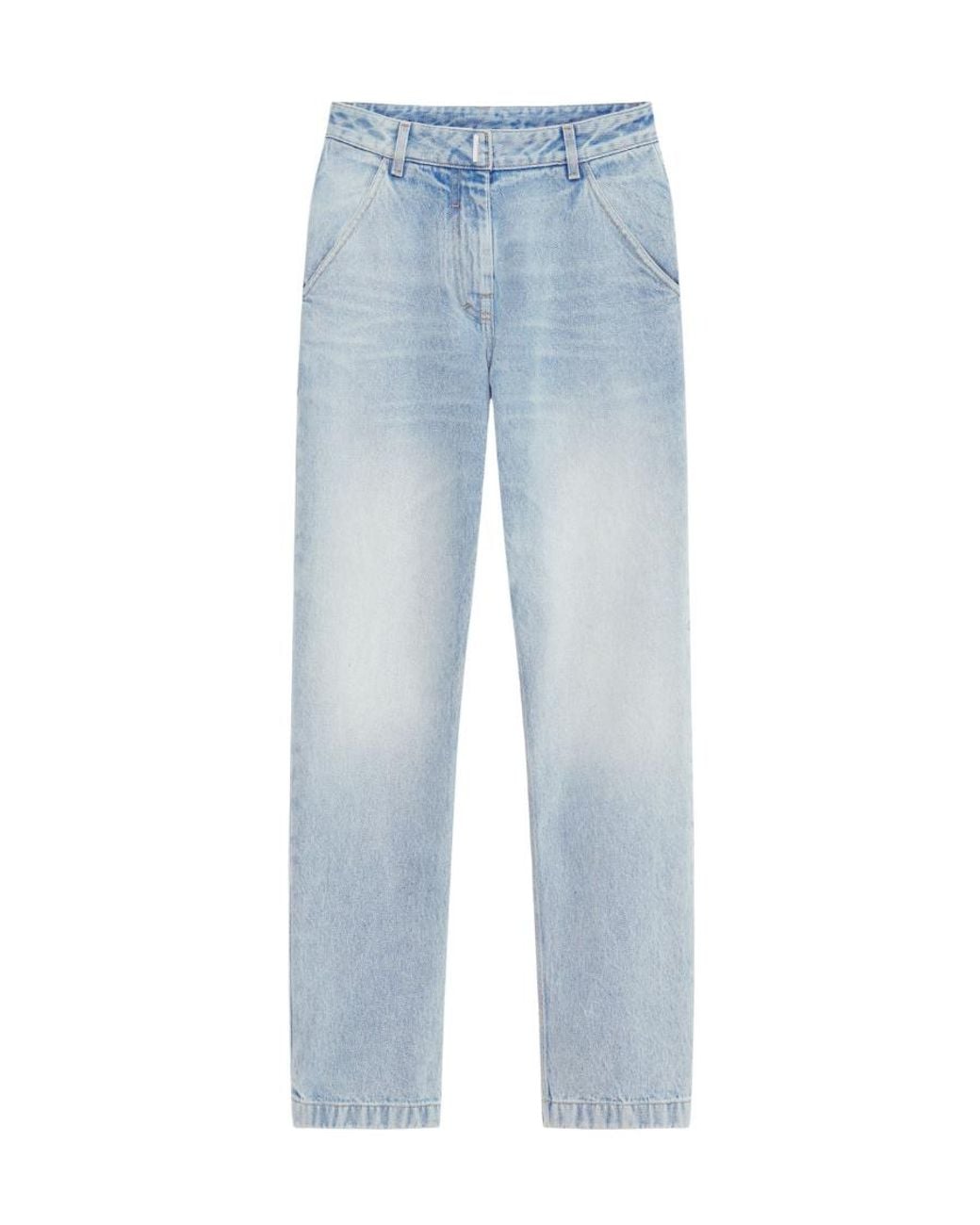 Givenchy Blue Oversized Boyfriend Jeans