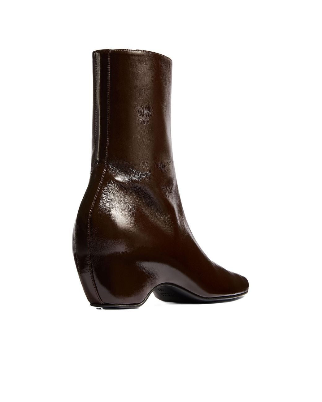 Khaite Brown Sybil Pointed-Toe Ankle Boots