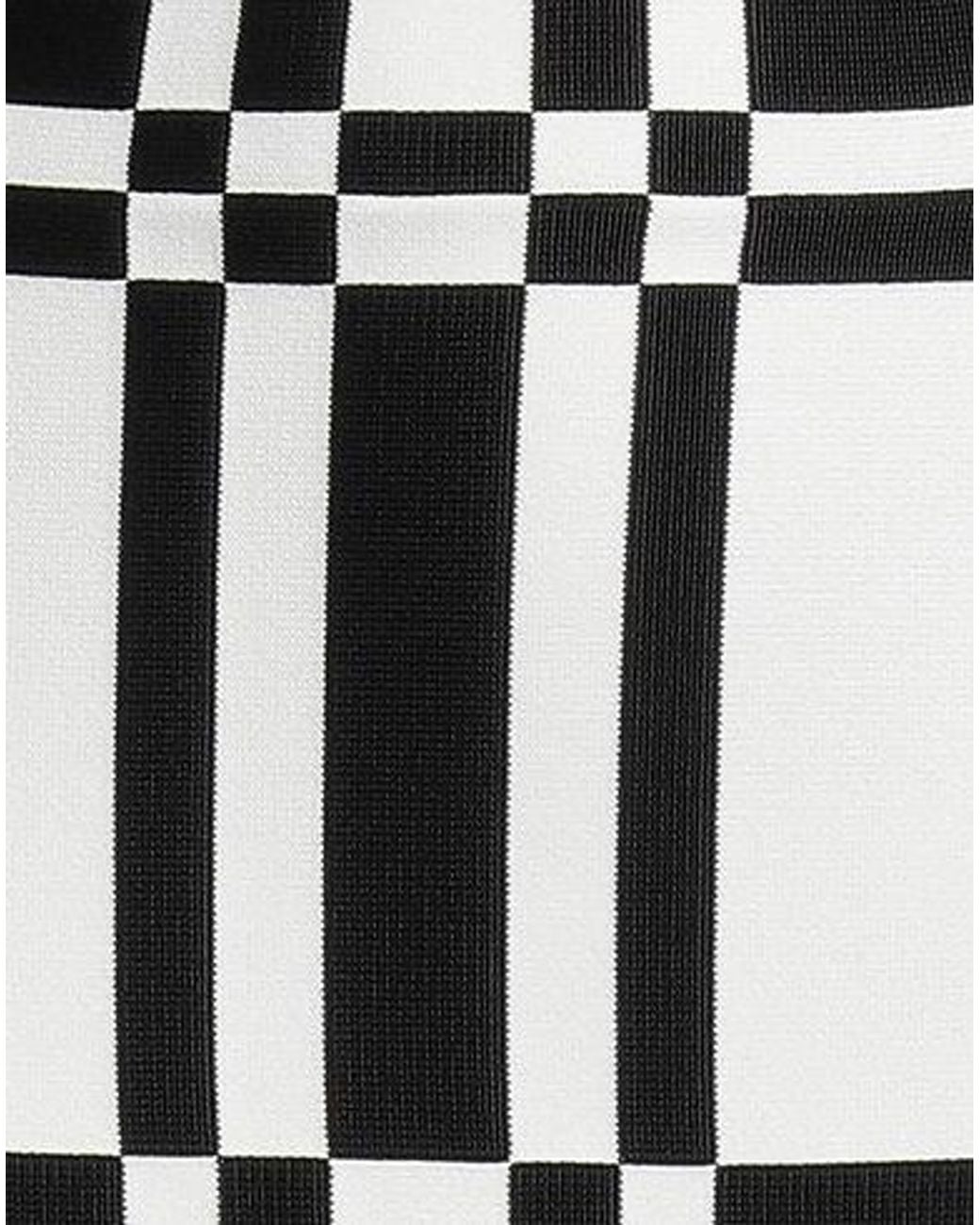 Marni White Plaid Skirt