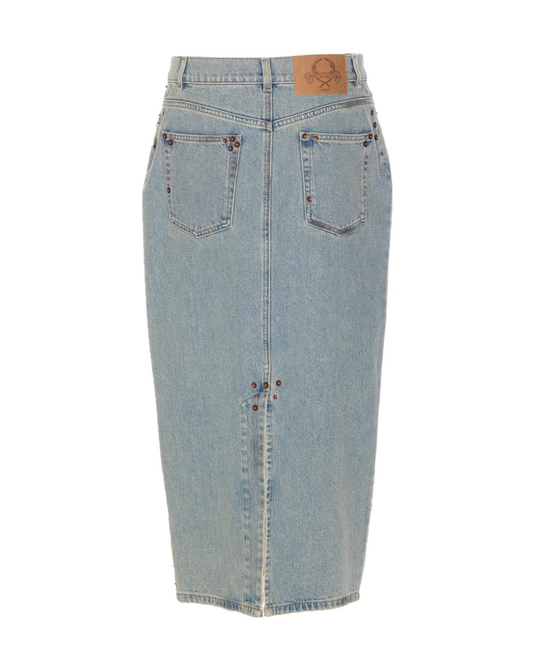 Moschino Blue Denim Skirt