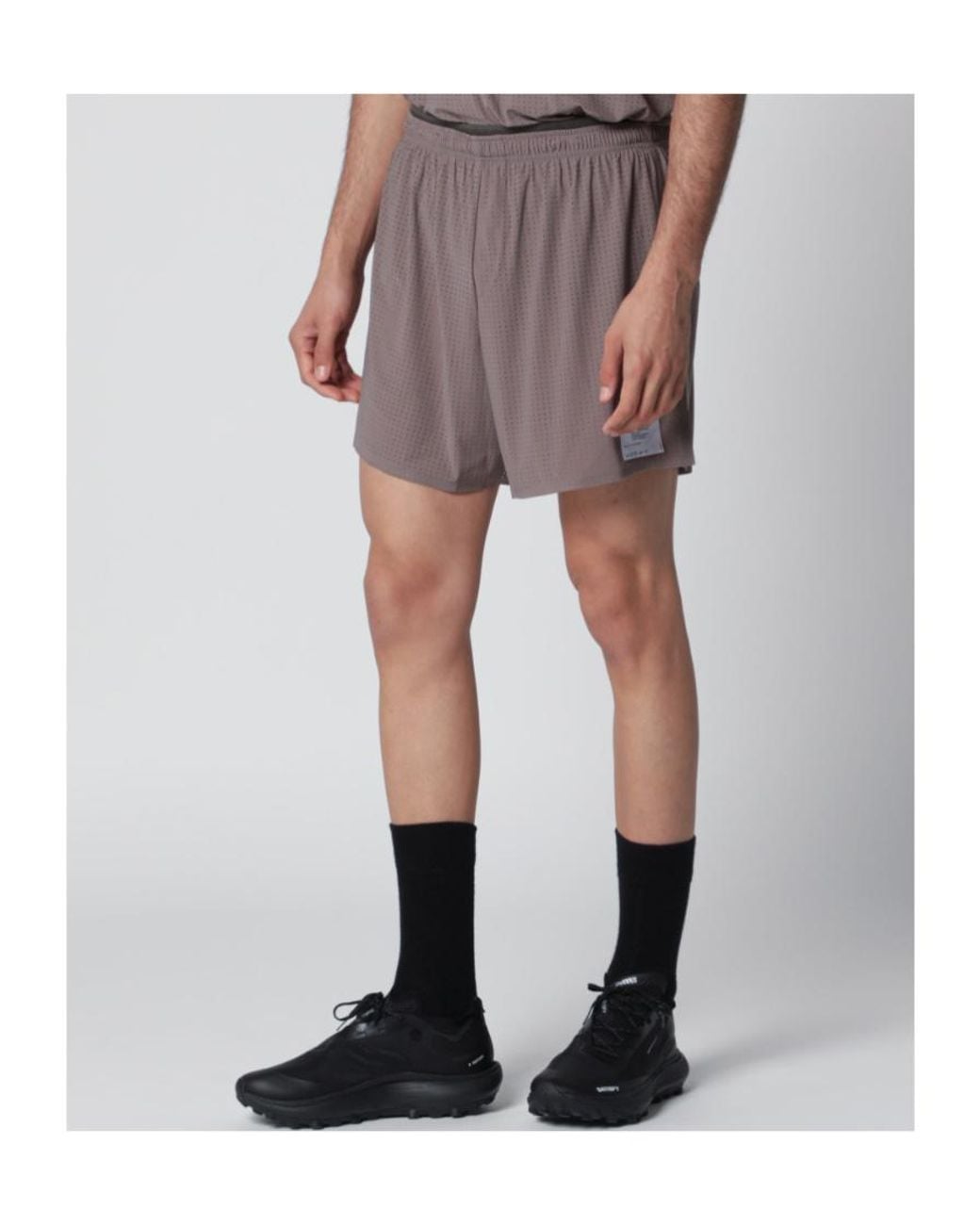 Satisfy Brown Space-O 2.5In Shorts Falcon for men