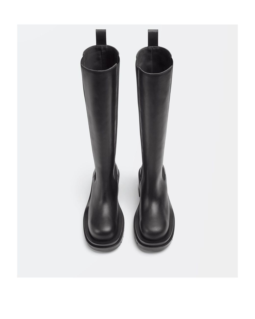 Bottega Veneta Black Lug Chelsea Boots