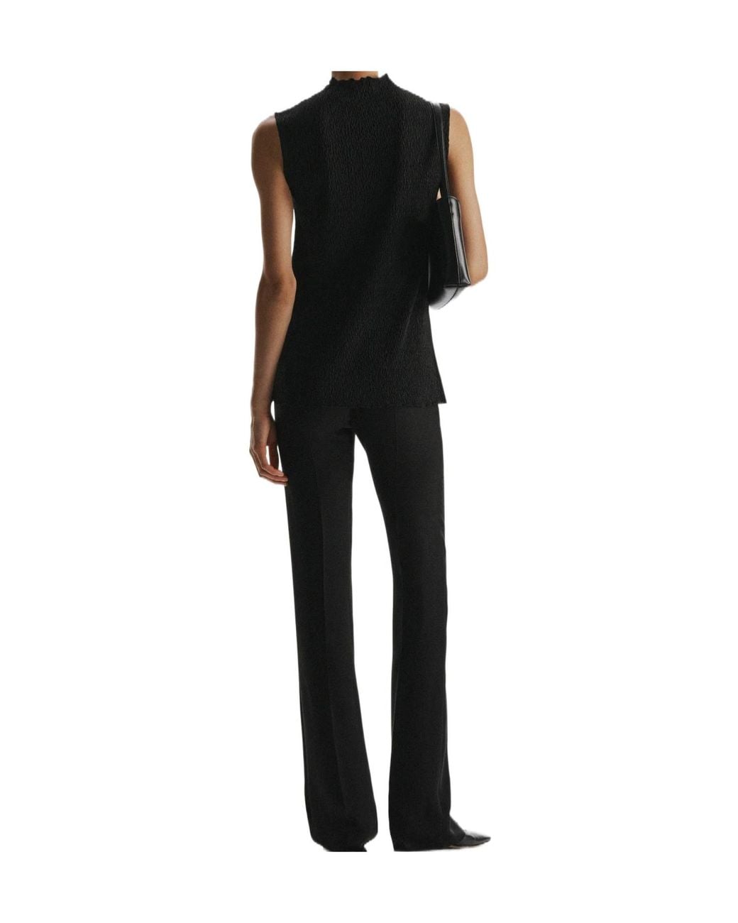 The Row Black Oakson Top