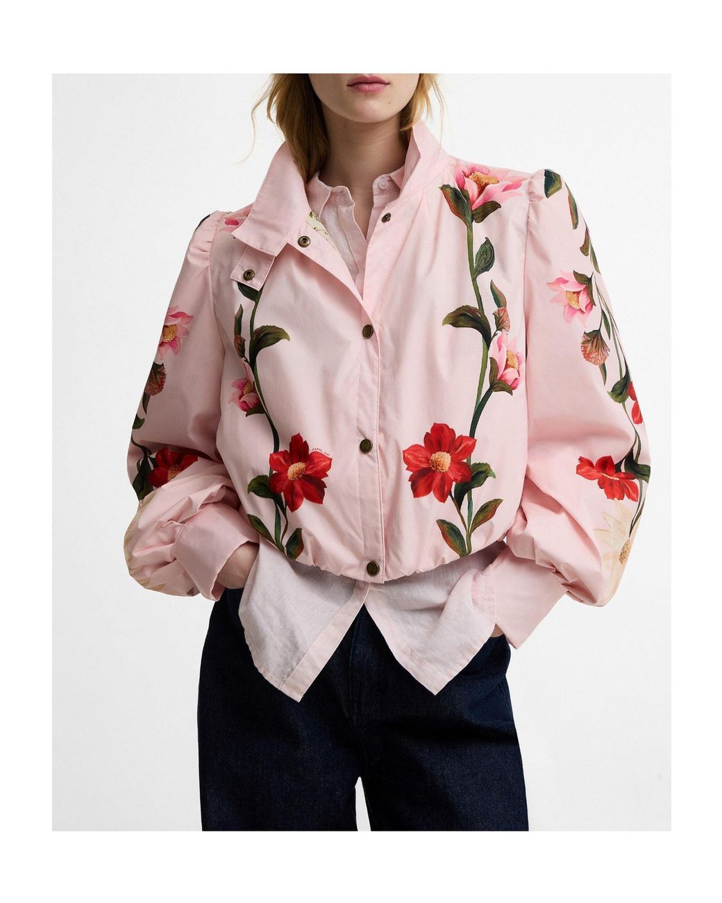 Barbour Pink Bomber Jacket
