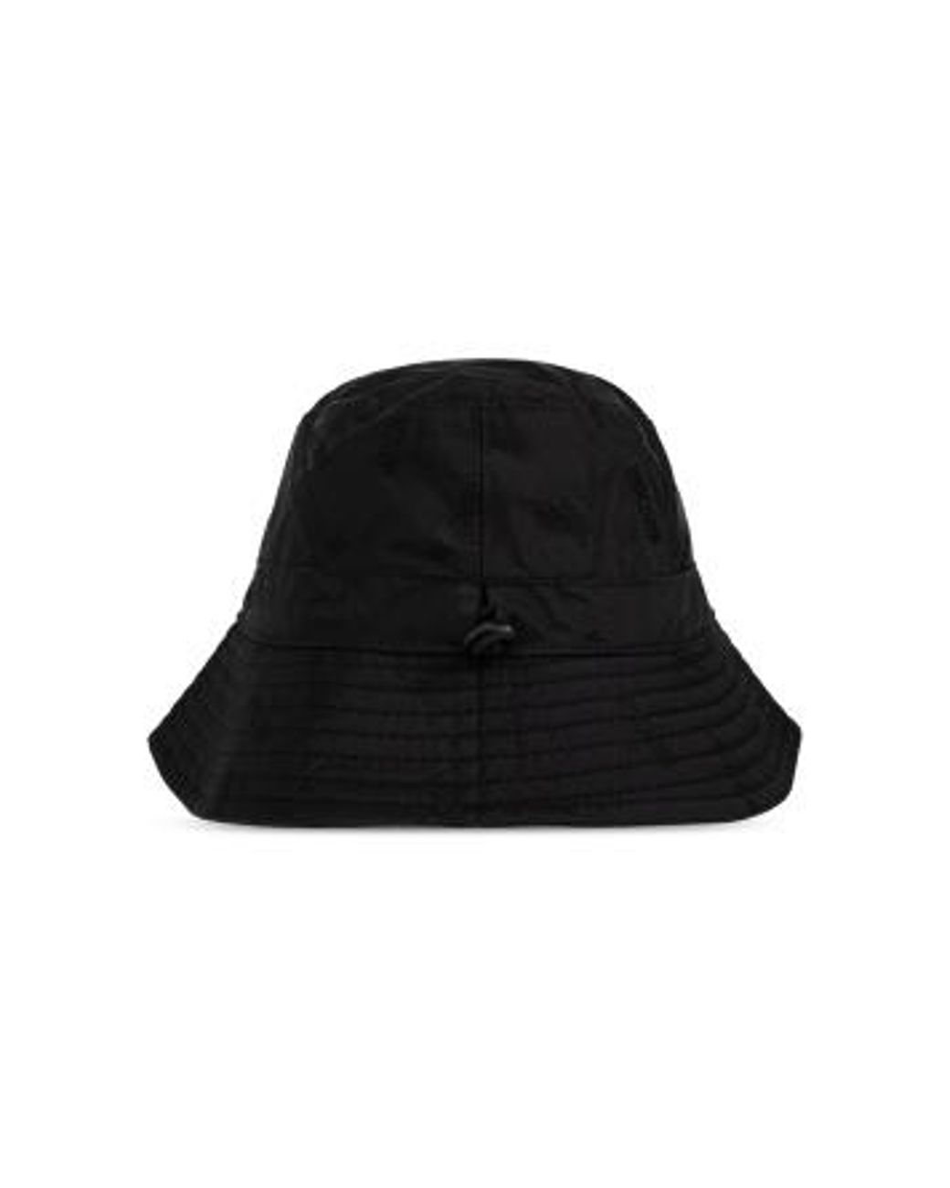 Moschino Black Monogram-Pattern Bucket Hat for men