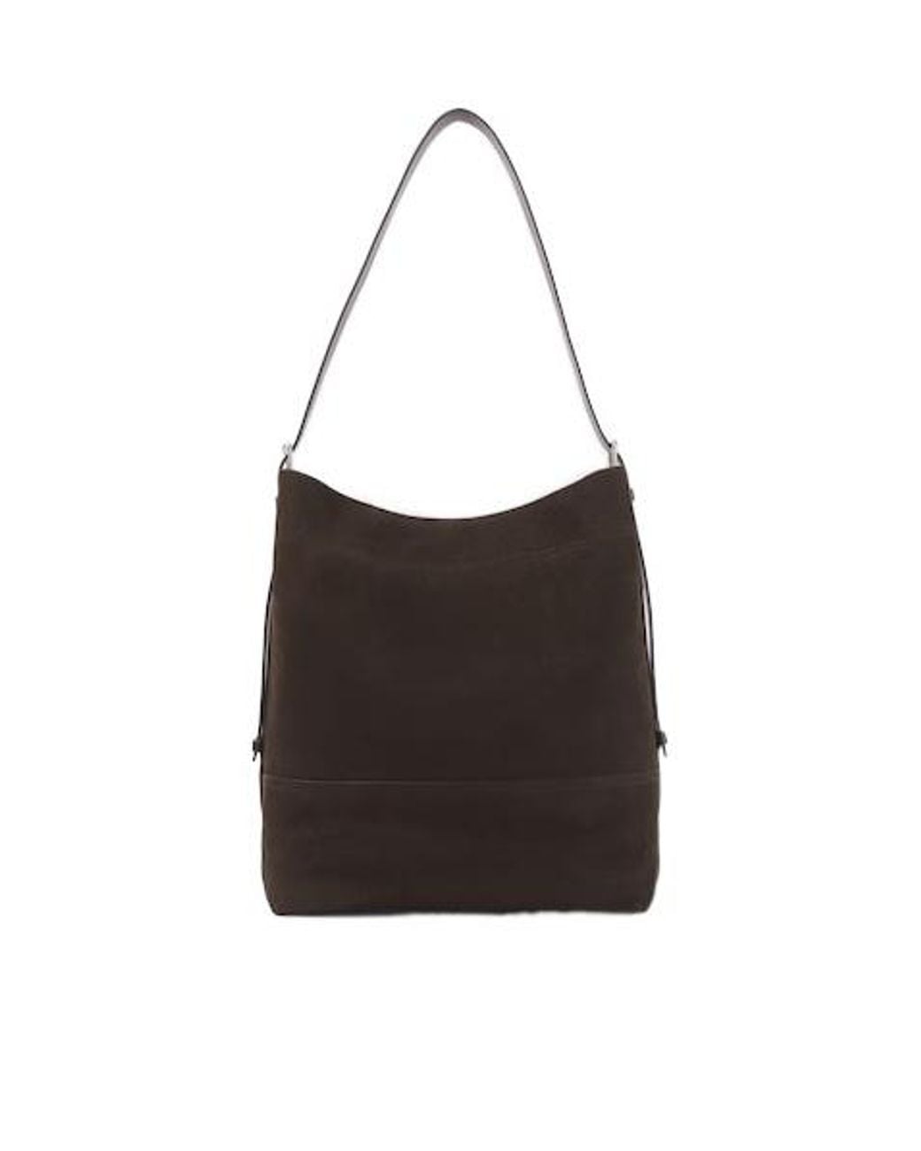 Lemaire Black Belted Leather Tote Bag for men
