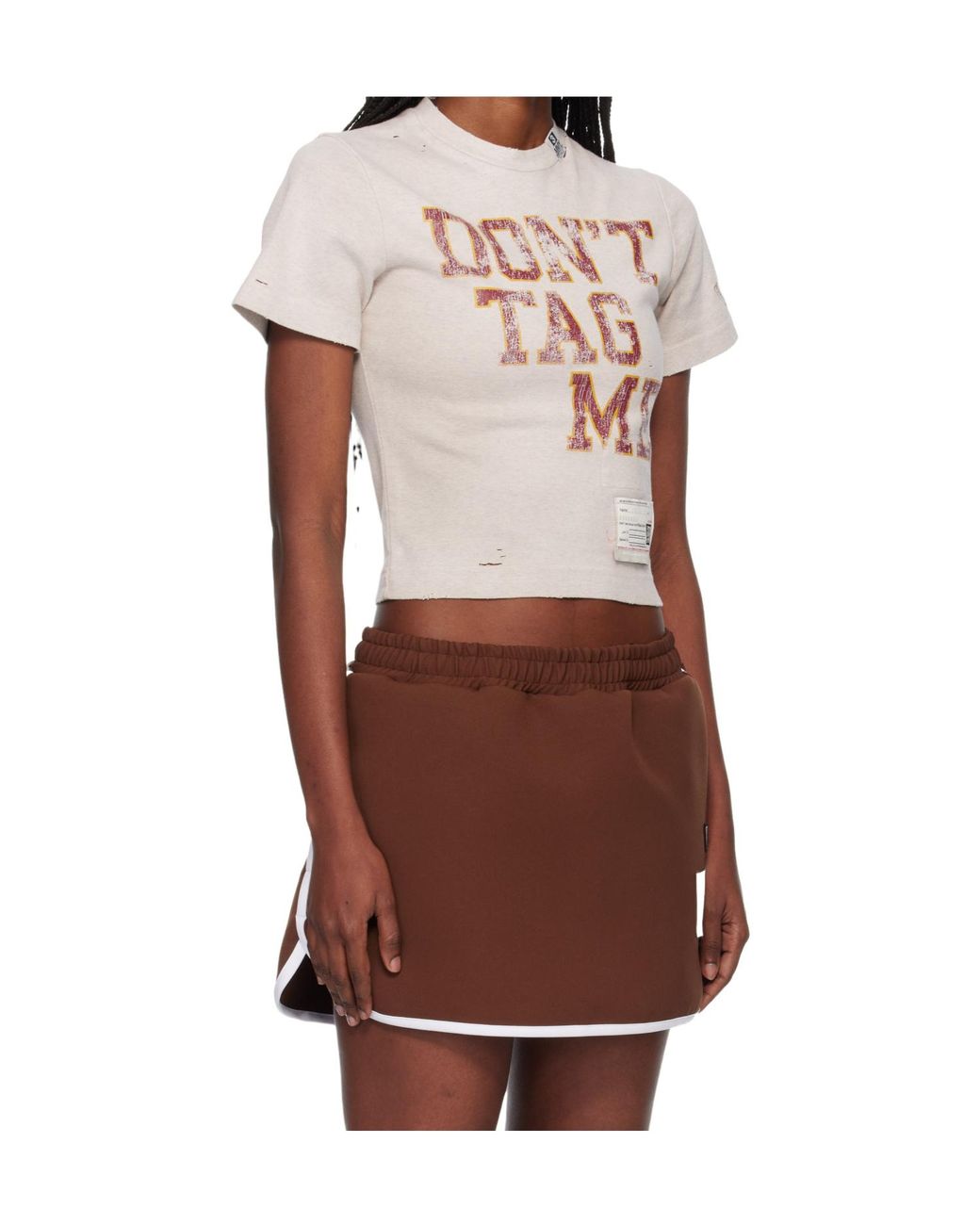 Maison Mihara Yasuhiro White Printed T-Shirt
