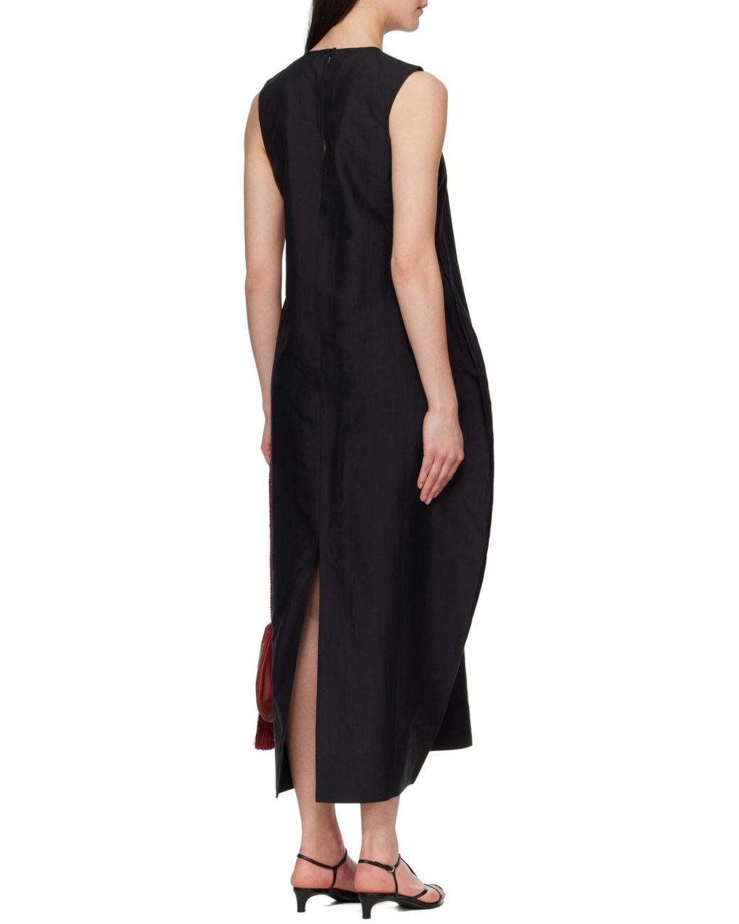 Rohe Black Loose Fit Sleeveless Dress
