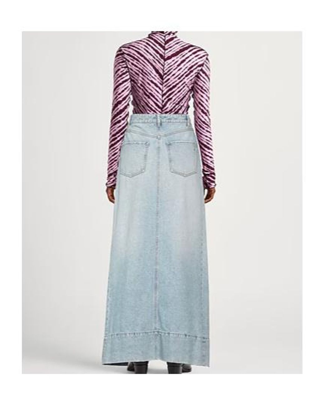 Sportmax Blue Denim Skirts