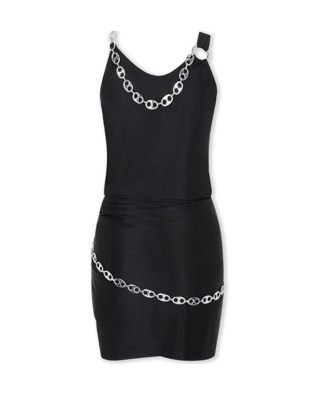 Rabanne Black Chain Dress