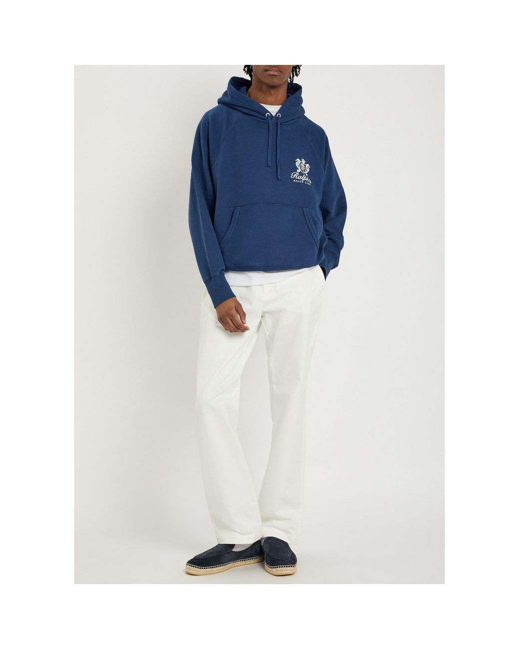 Polo Ralph Lauren Blue Simple Hoodie for men