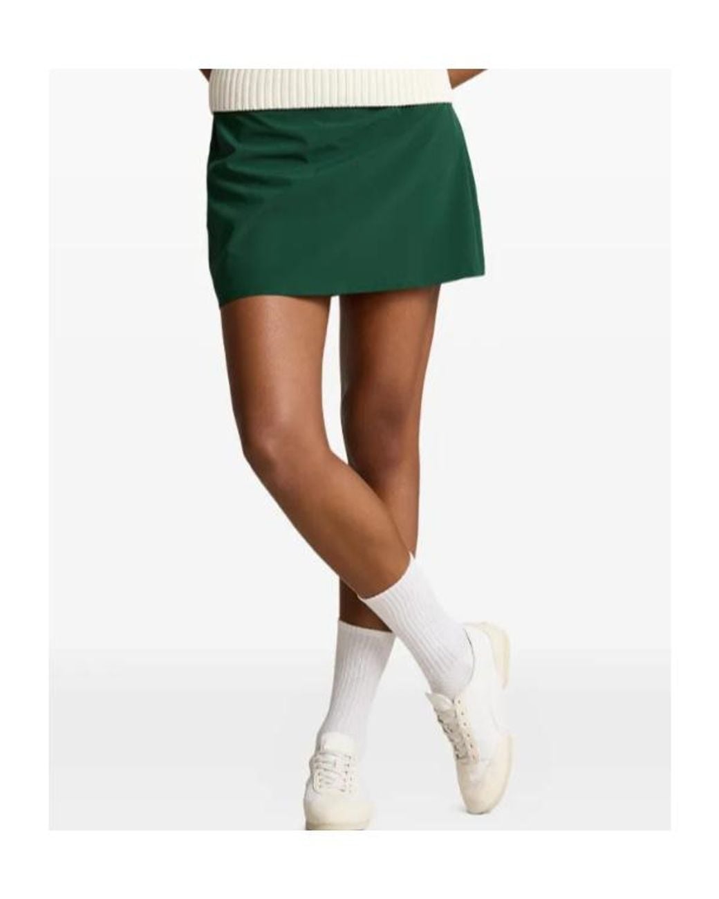 Polo Ralph Lauren Green High-Waisted Miniskirt