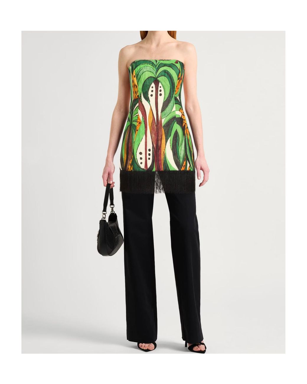 Farm Rio Green Sleeveless Top