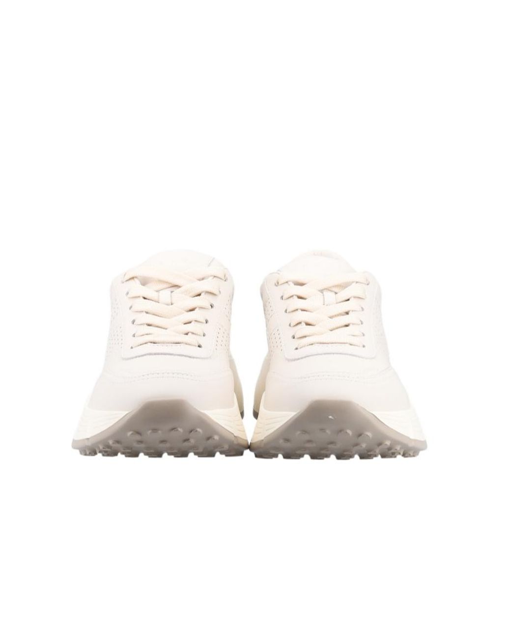 Hogan White H669 Lace-Up Sneakers