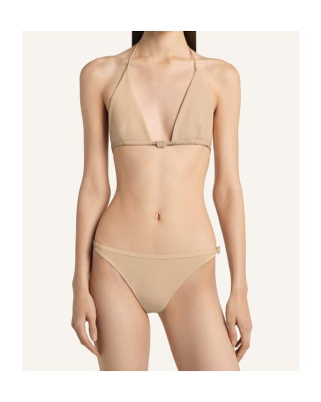 Courreges White Courrèges Buckle Bikini