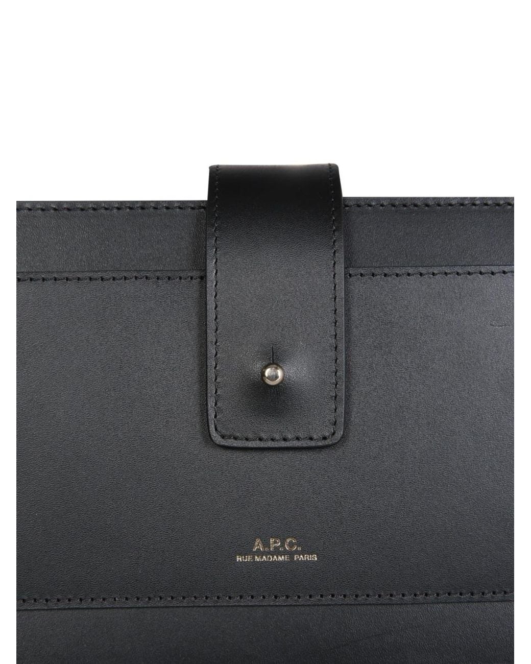 A.P.C. White A.P.C Albane Clutch Bag