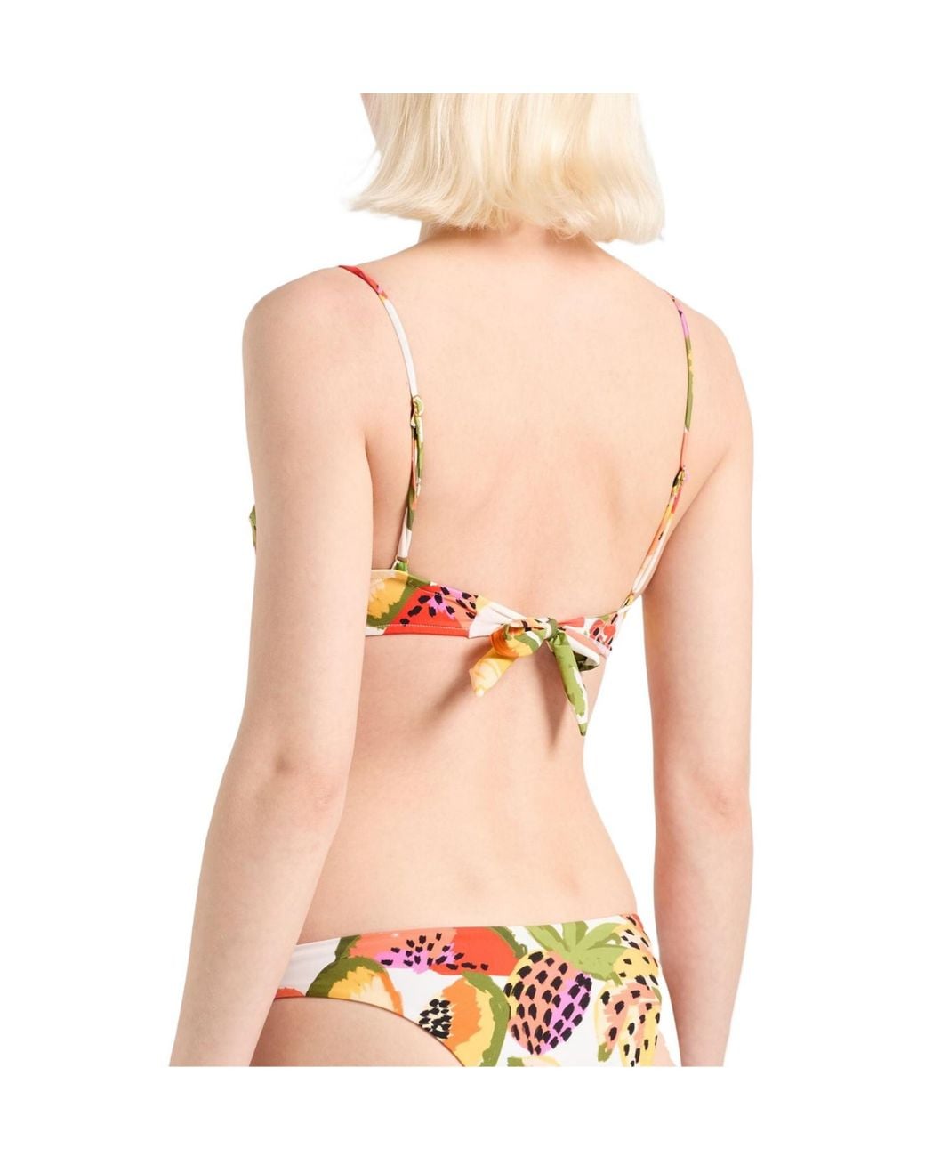 Farm Rio Orange Printed Bikinis