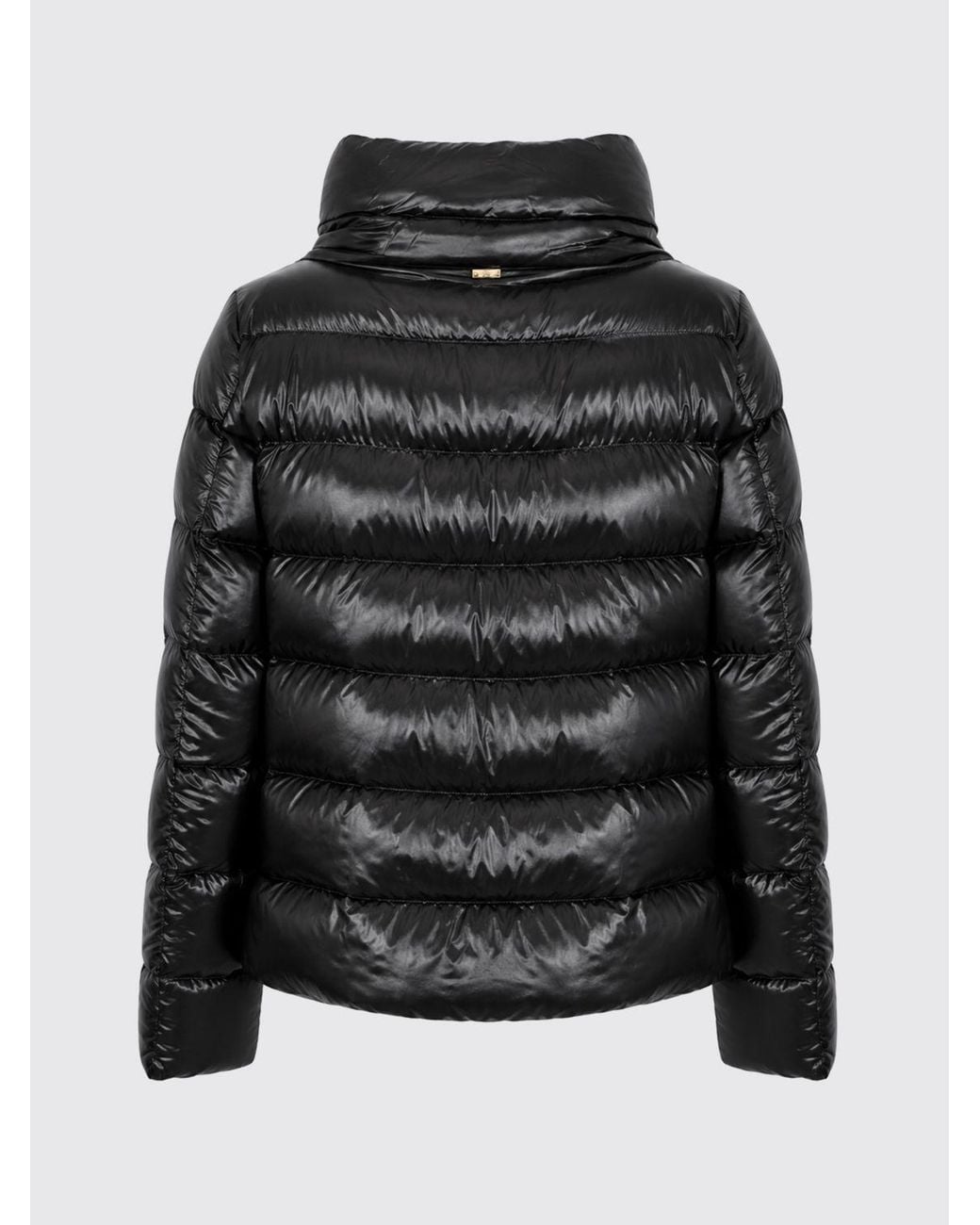 Herno Black High-Neck Quilted Padded Jacket