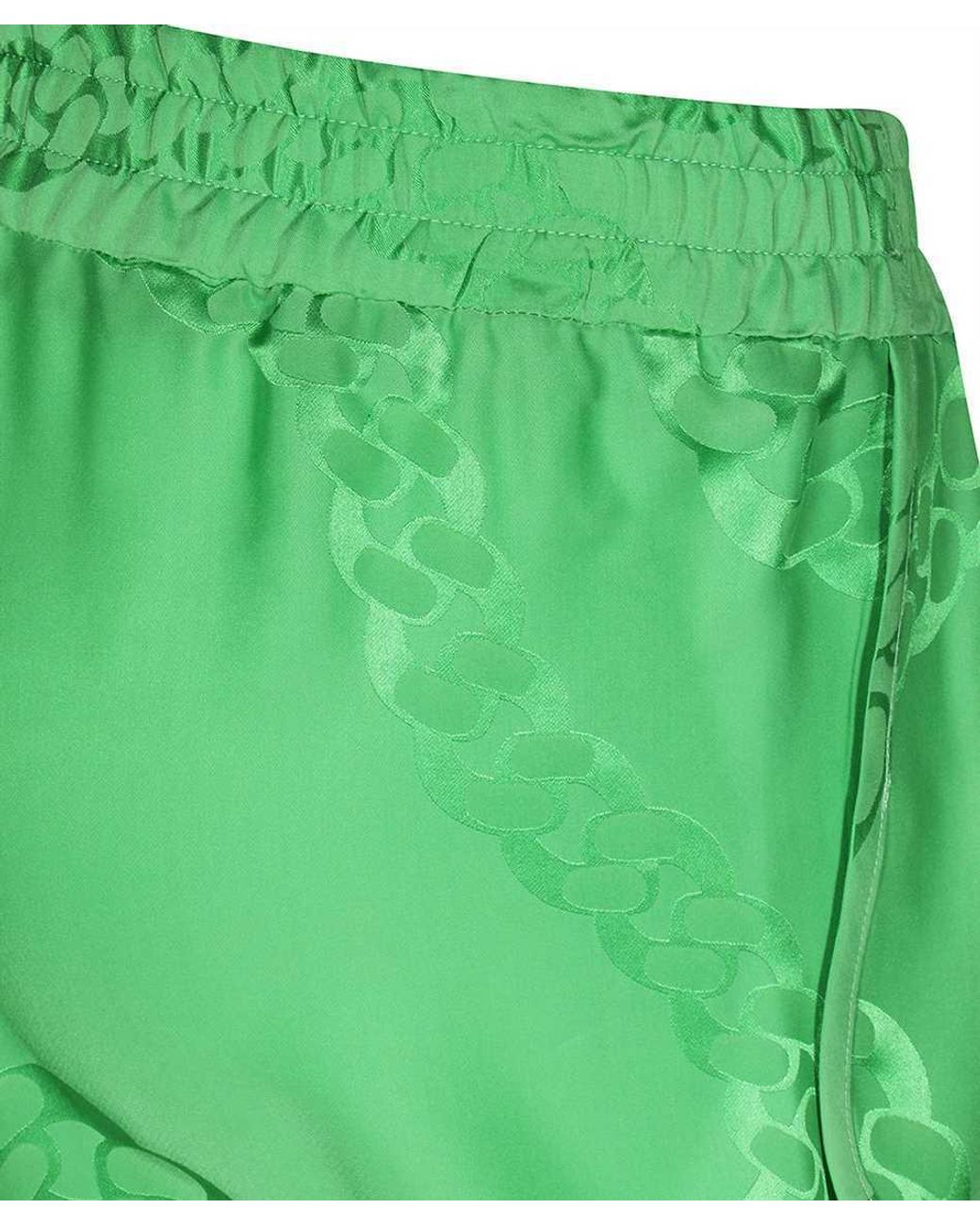 Stella McCartney Green Elastic Shorts