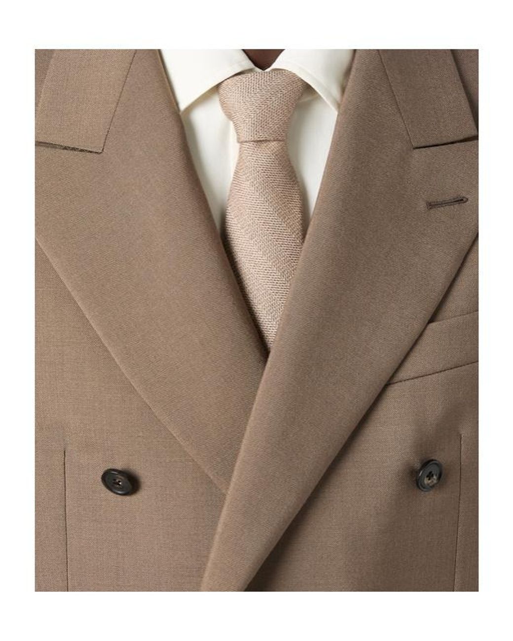 Loro Piana Brown International Suit for men