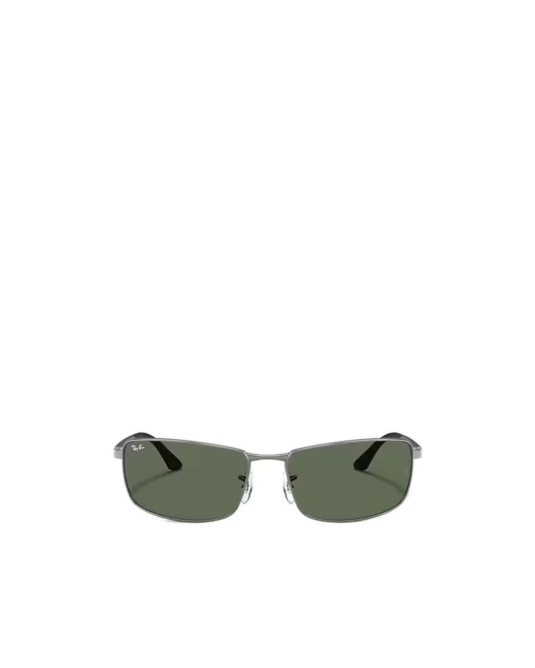 Ray-Ban Green Rb3498 Rectangular Frame Polarised Sunglasses for men