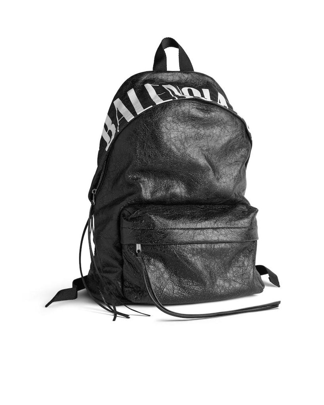 Balenciaga Black Editor Backpack for men