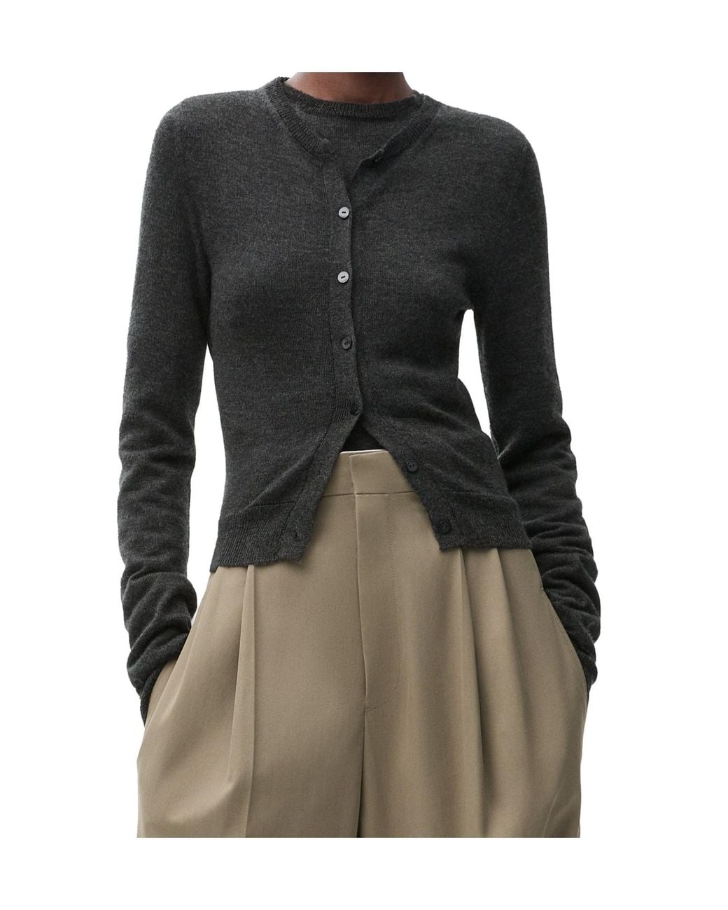 Loewe Black Draped Cardigan
