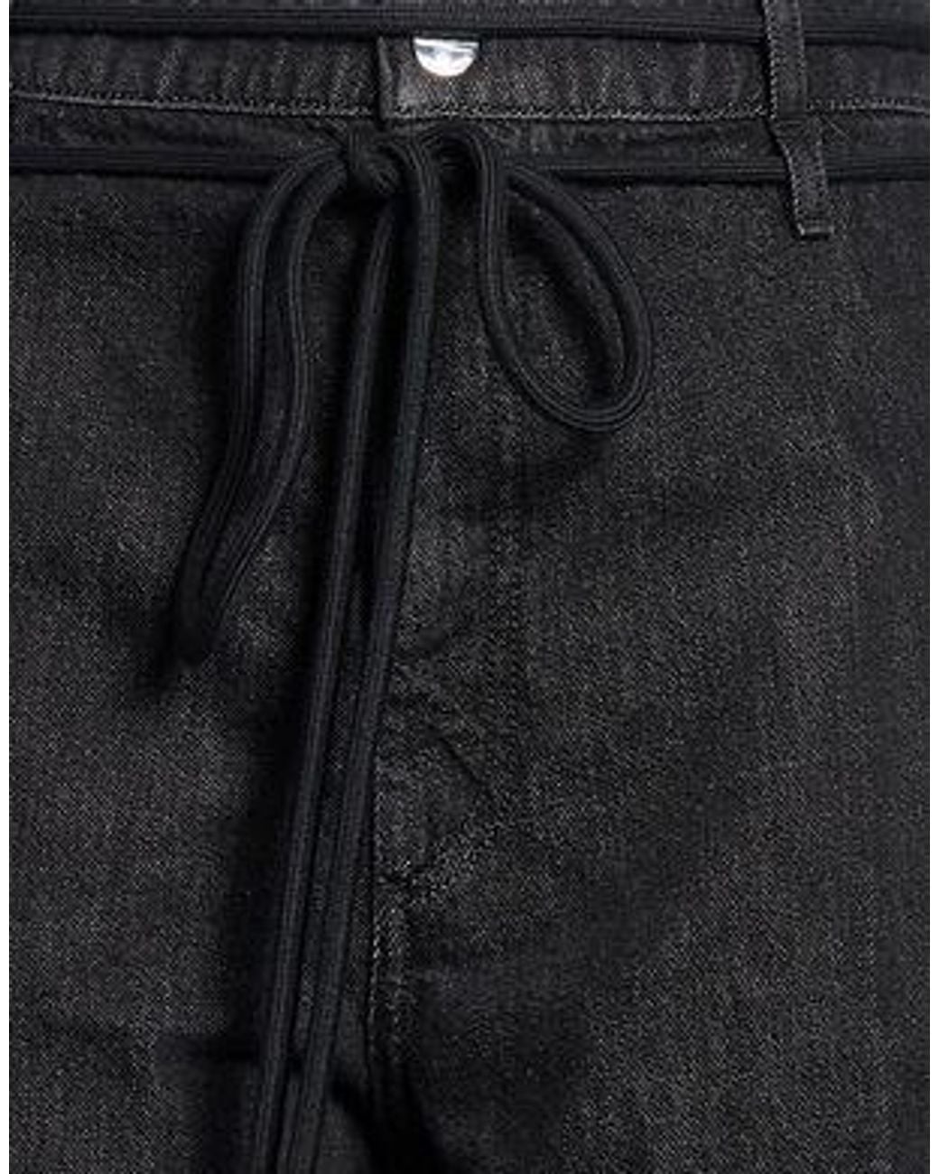 Sportmax Black Denim Tapered Trousers