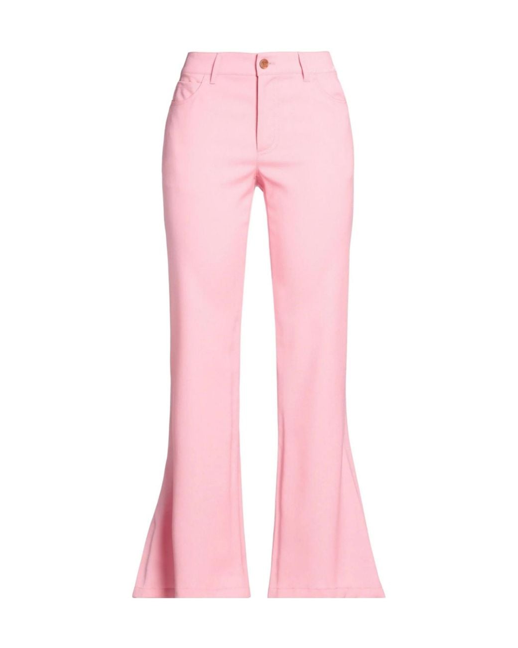 Marni Pink Slim-Fit Flared Pants