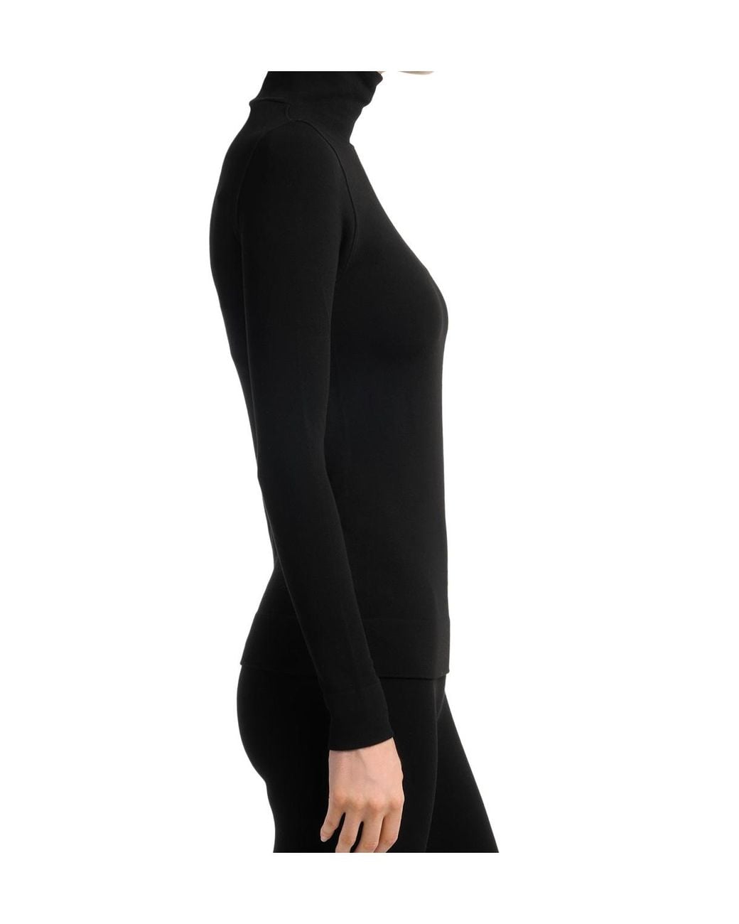 Totême  Black Totême Long-Sleeved Turtleneck Jumper